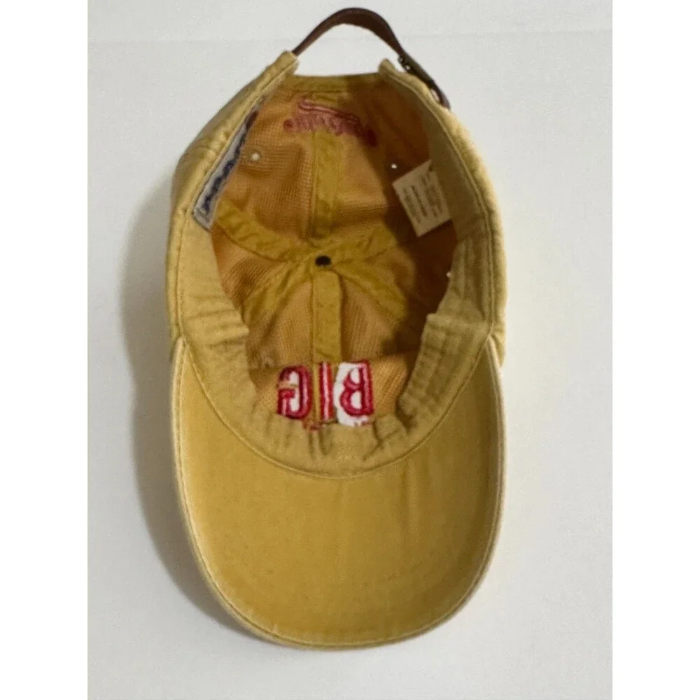 Murray’s Big Cheese Adams Upscale Cotton Dad Golf Hat Baseball Cap Leather Strap - Picture 8 of 12